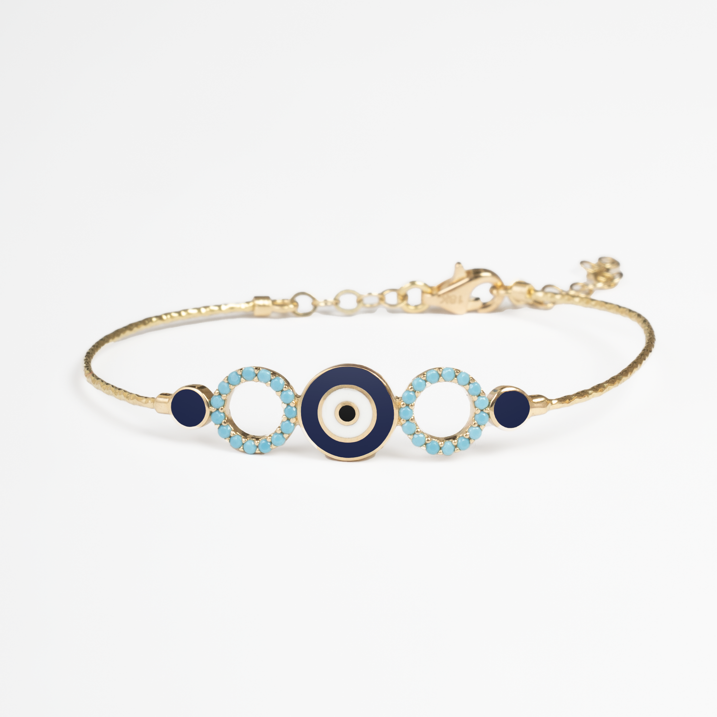 Blue Evil-Eye Bangle
