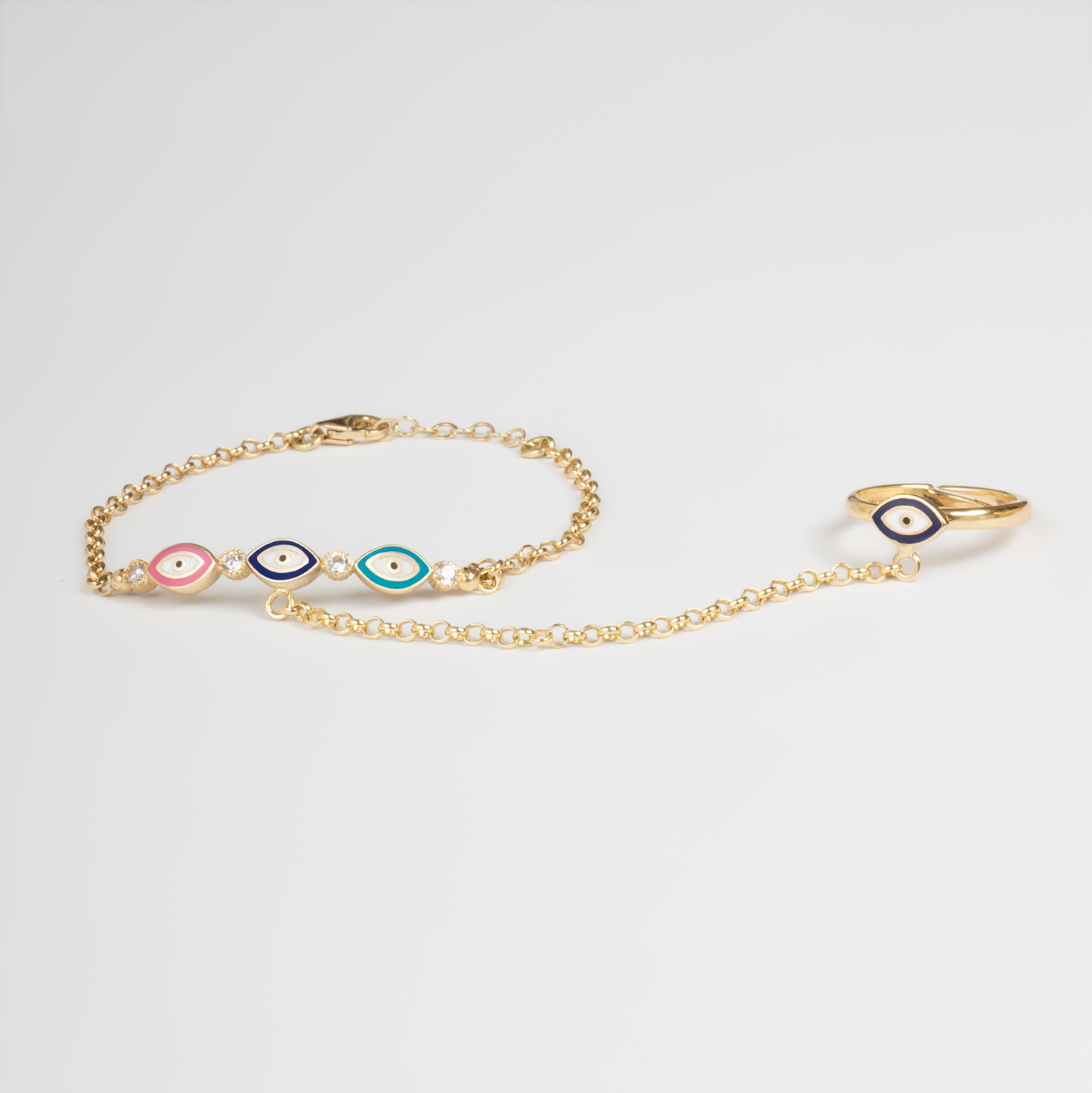 Evil Eye Hand Chain